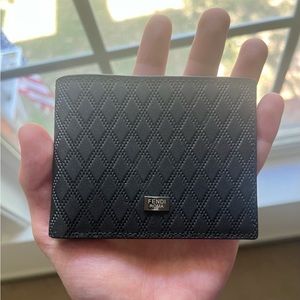Black Fendi Roma Wallet